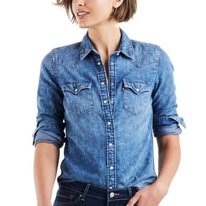 Levi’s denim western button down